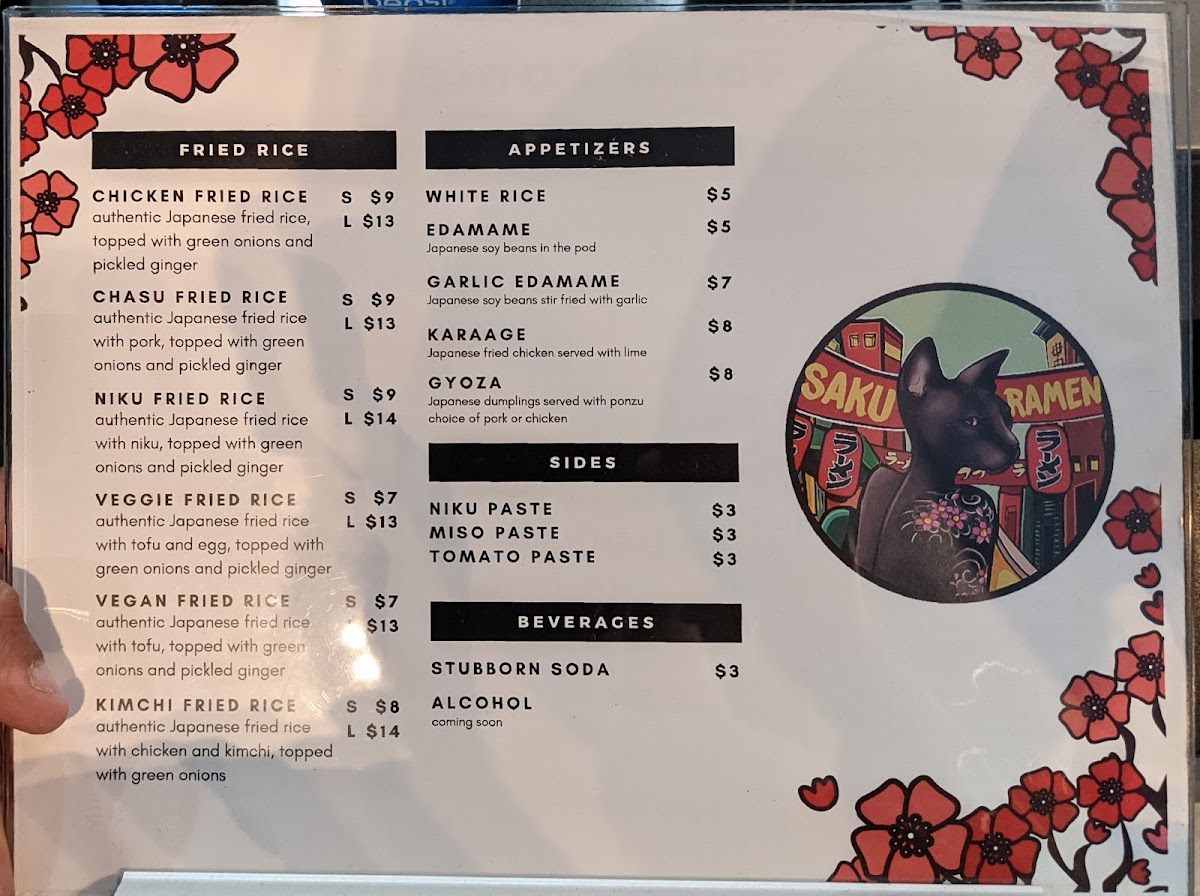 Saku Ramen Menu - Image 4